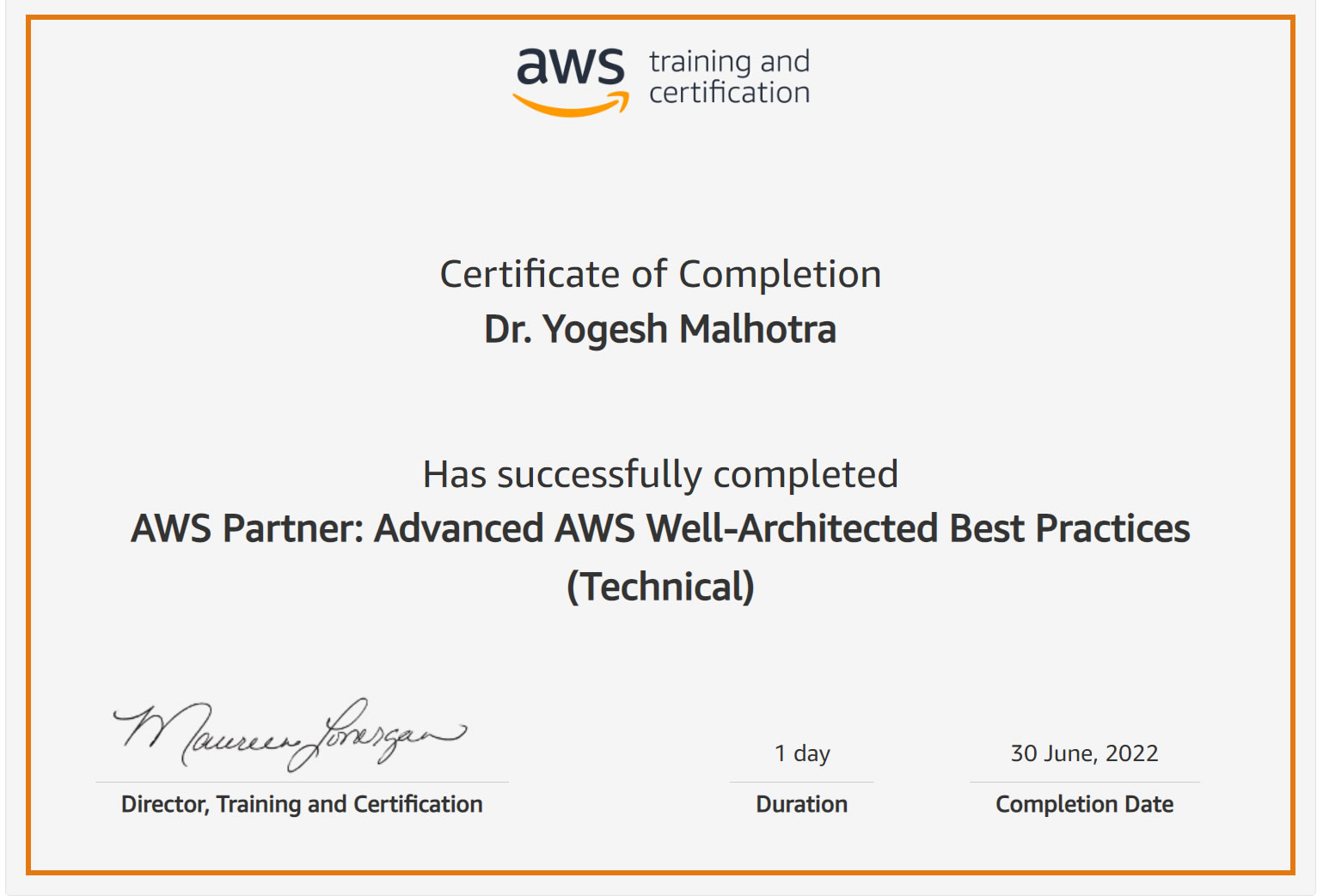 AWS_Partner_Advanced_AWS_Well-Architected_Best_Practices_Technical
