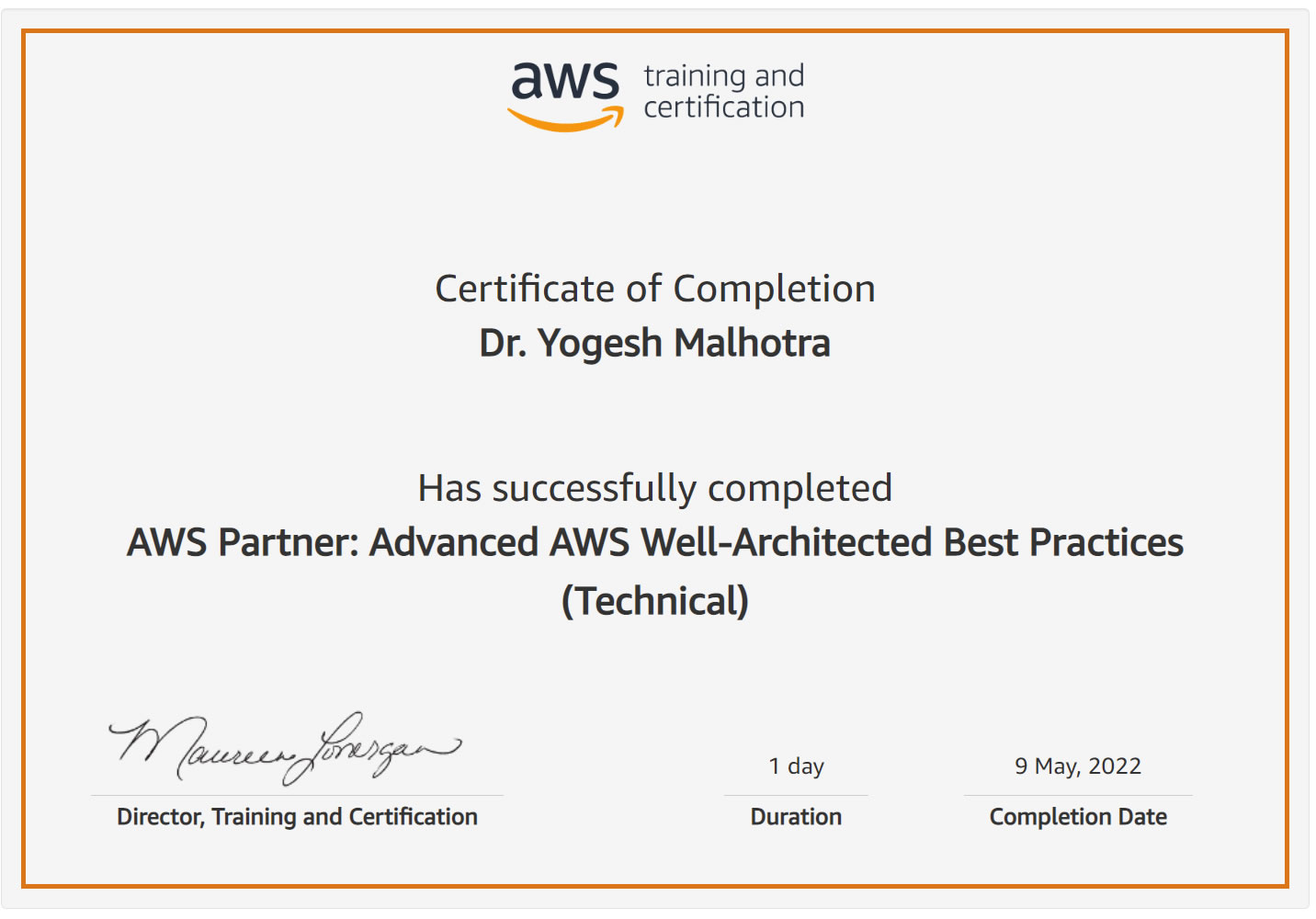 AWS_Partner_Advanced_AWS_Well-Architected_Best_Practices_Technical